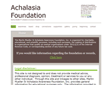Tablet Screenshot of achalasia.us